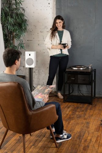 MartinLogan - Motion B10 2-Way Bookshelf Speaker with 5.5” Midbass Driver (Each) - Gloss Black