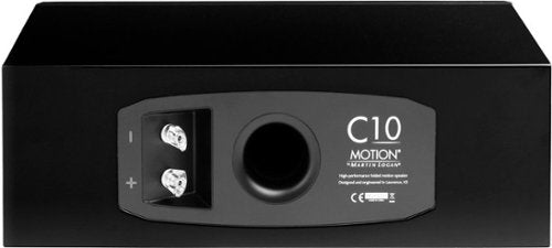 MartinLogan - Motion C10 2.5-Way Center-Channel with Dual 5.5” Midbass Drivers (Each) - Gloss Black