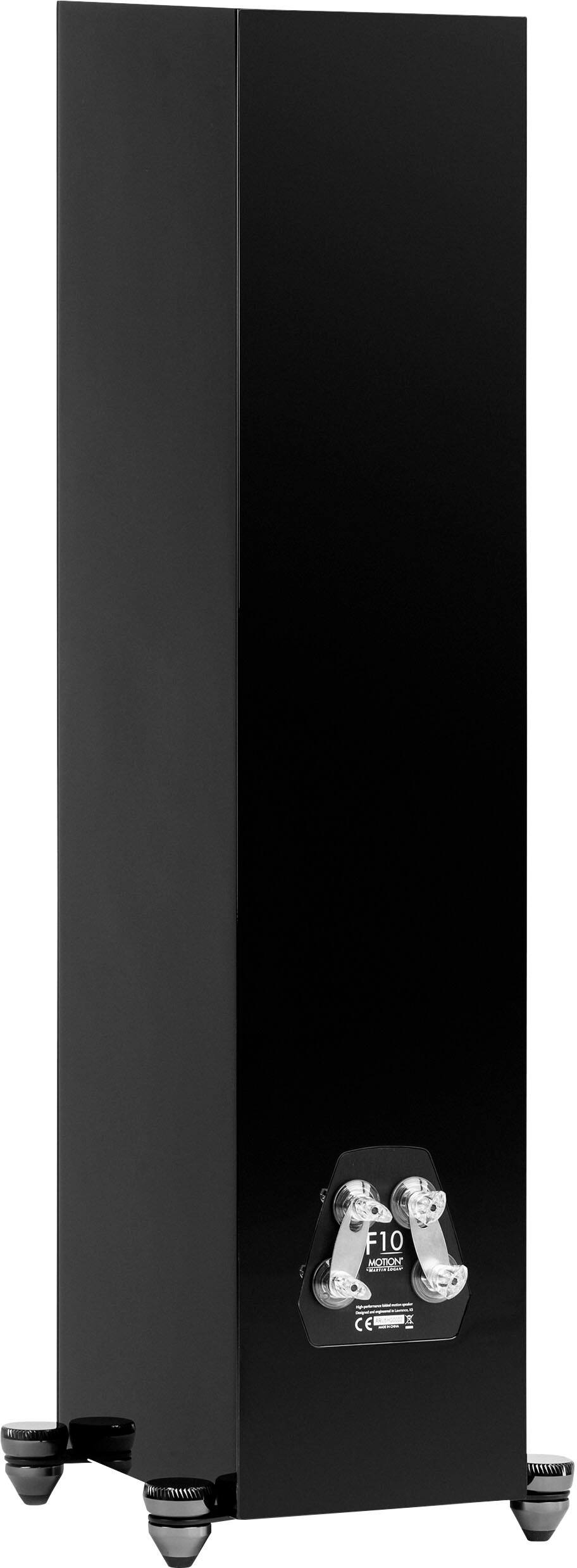 MartinLogan - Motion F10 3-Way Floorstanding Speaker with 5.5” Midrange and Dual 5.5” Bass Drivers (Each) - Gloss Black