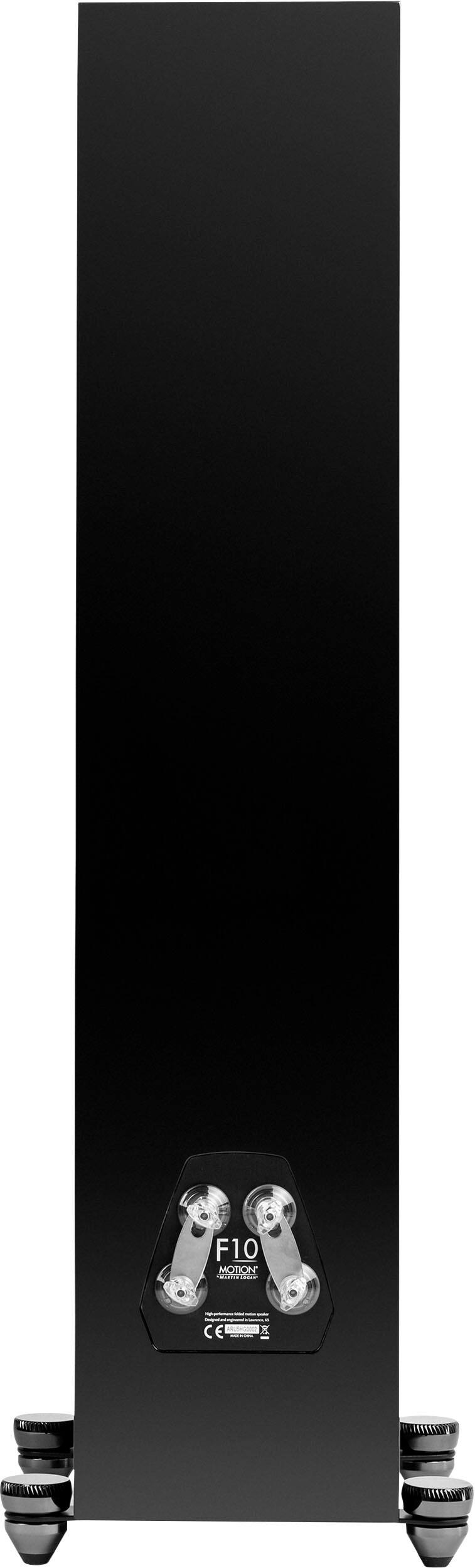 MartinLogan - Motion F10 3-Way Floorstanding Speaker with 5.5” Midrange and Dual 5.5” Bass Drivers (Each) - Gloss Black