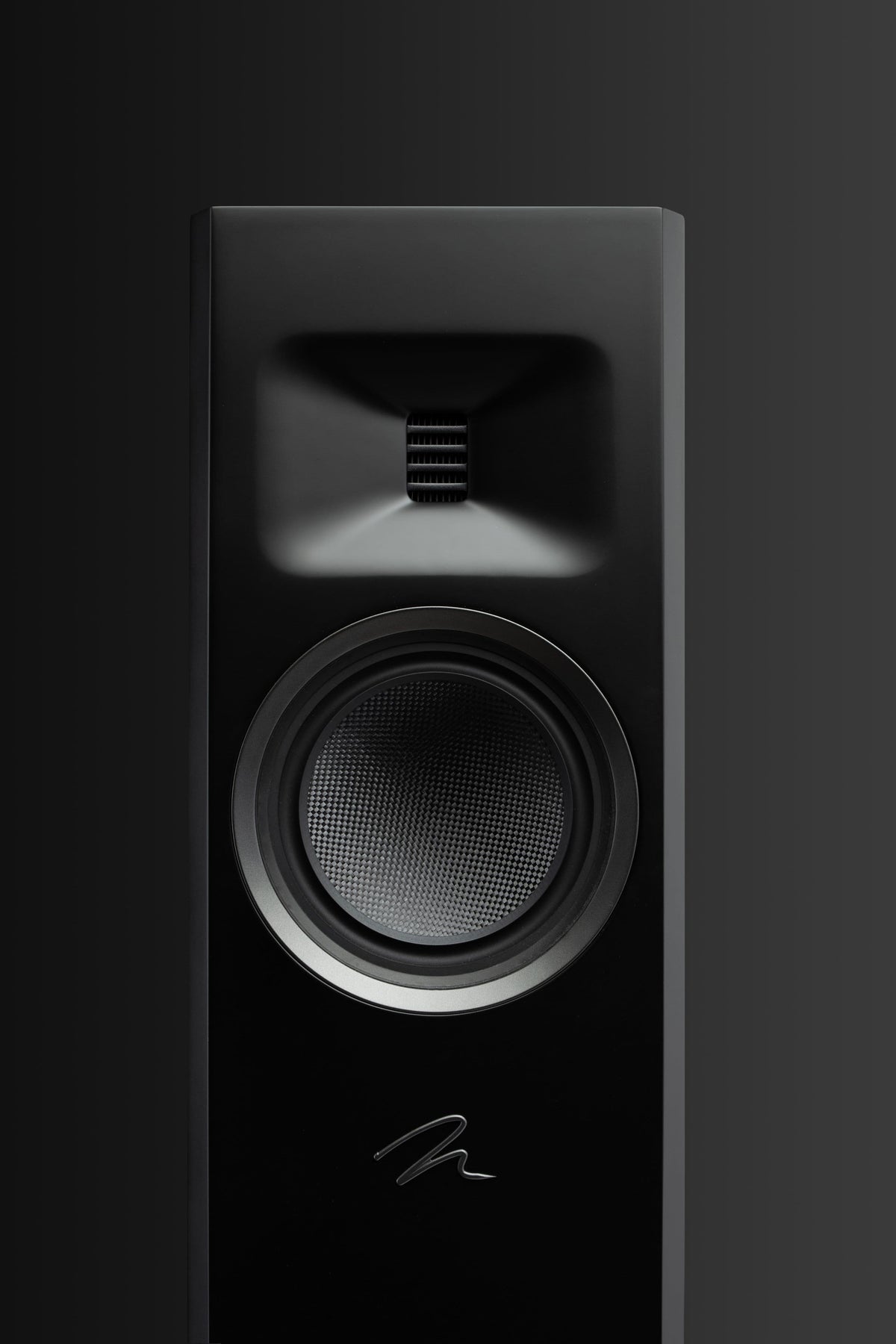 MartinLogan - Motion F10 3-Way Floorstanding Speaker with 5.5” Midrange and Dual 5.5” Bass Drivers (Each) - Gloss Black