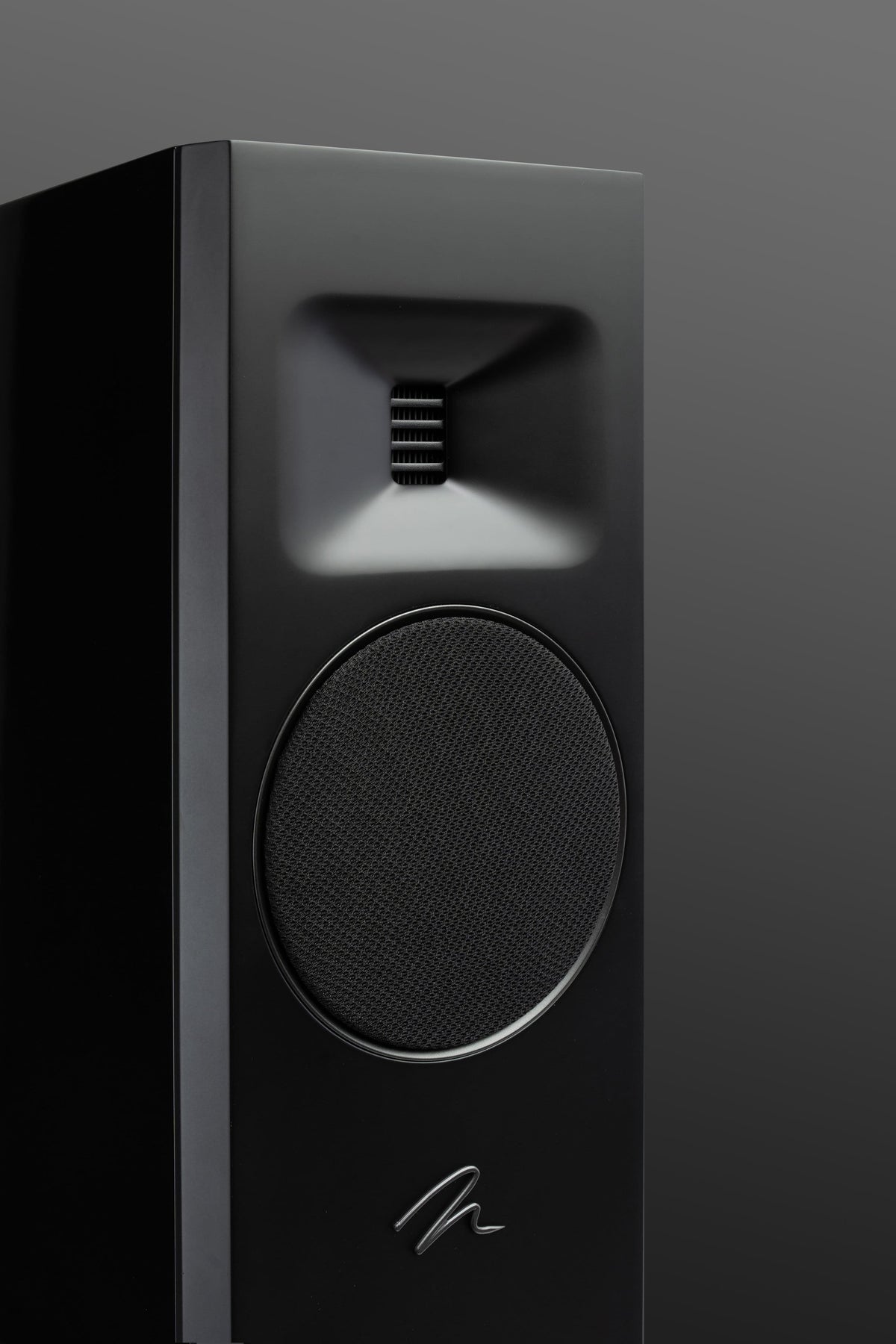 MartinLogan - Motion F10 3-Way Floorstanding Speaker with 5.5” Midrange and Dual 5.5” Bass Drivers (Each) - Gloss Black
