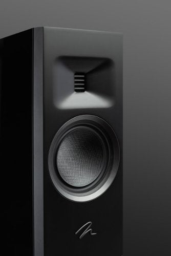 MartinLogan - Motion F10 3-Way Floorstanding Speaker with 5.5” Midrange and Dual 5.5” Bass Drivers (Each) - Gloss Black