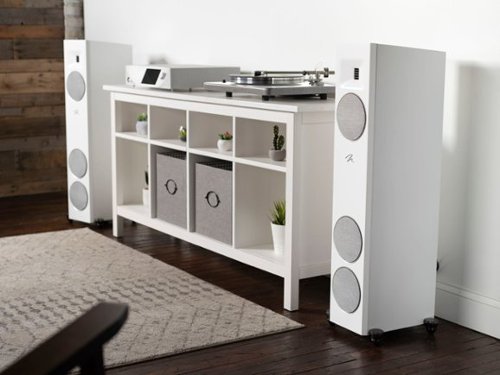 MartinLogan - Motion F10 3-Way Floorstanding Speaker with 5.5” Midrange and Dual 5.5” Bass Drivers (Each) - Gloss Black