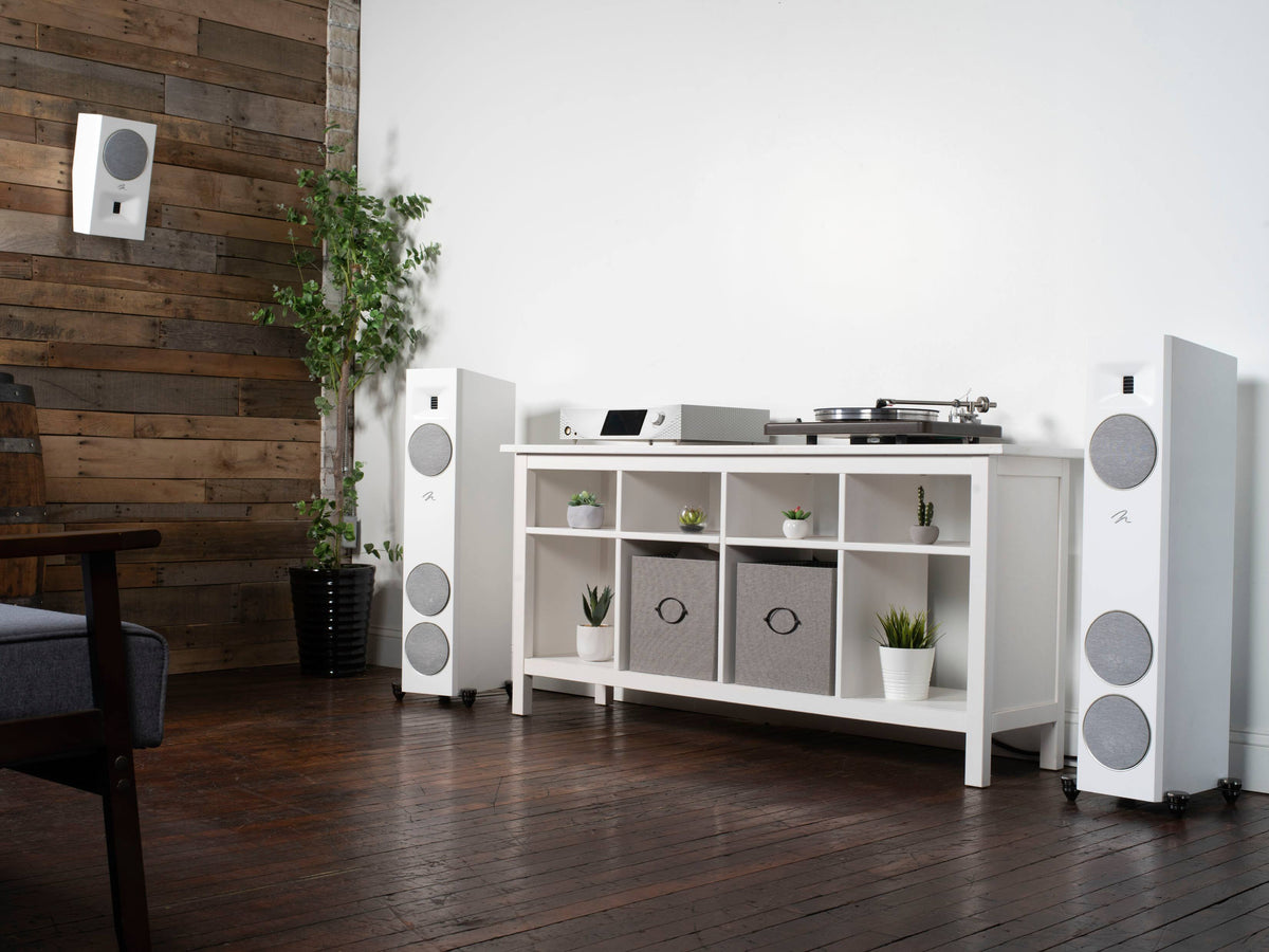 MartinLogan - Motion F10 3-Way Floorstanding Speaker with 5.5” Midrange and Dual 5.5” Bass Drivers (Each) - Gloss Black