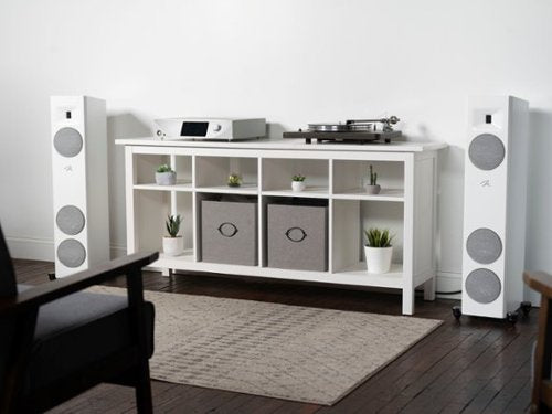 MartinLogan - Motion F10 3-Way Floorstanding Speaker with 5.5” Midrange and Dual 5.5” Bass Drivers (Each) - Gloss Black