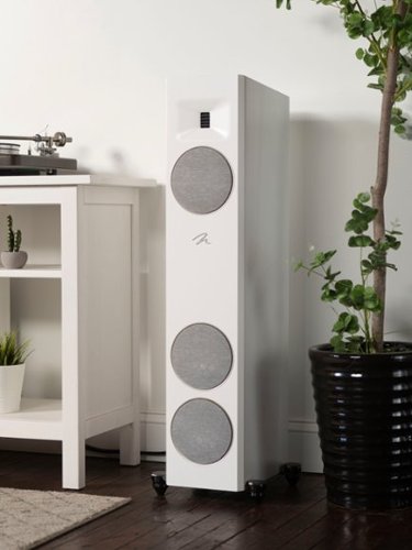 MartinLogan - Motion F10 3-Way Floorstanding Speaker with 5.5” Midrange and Dual 5.5” Bass Drivers (Each) - Gloss Black