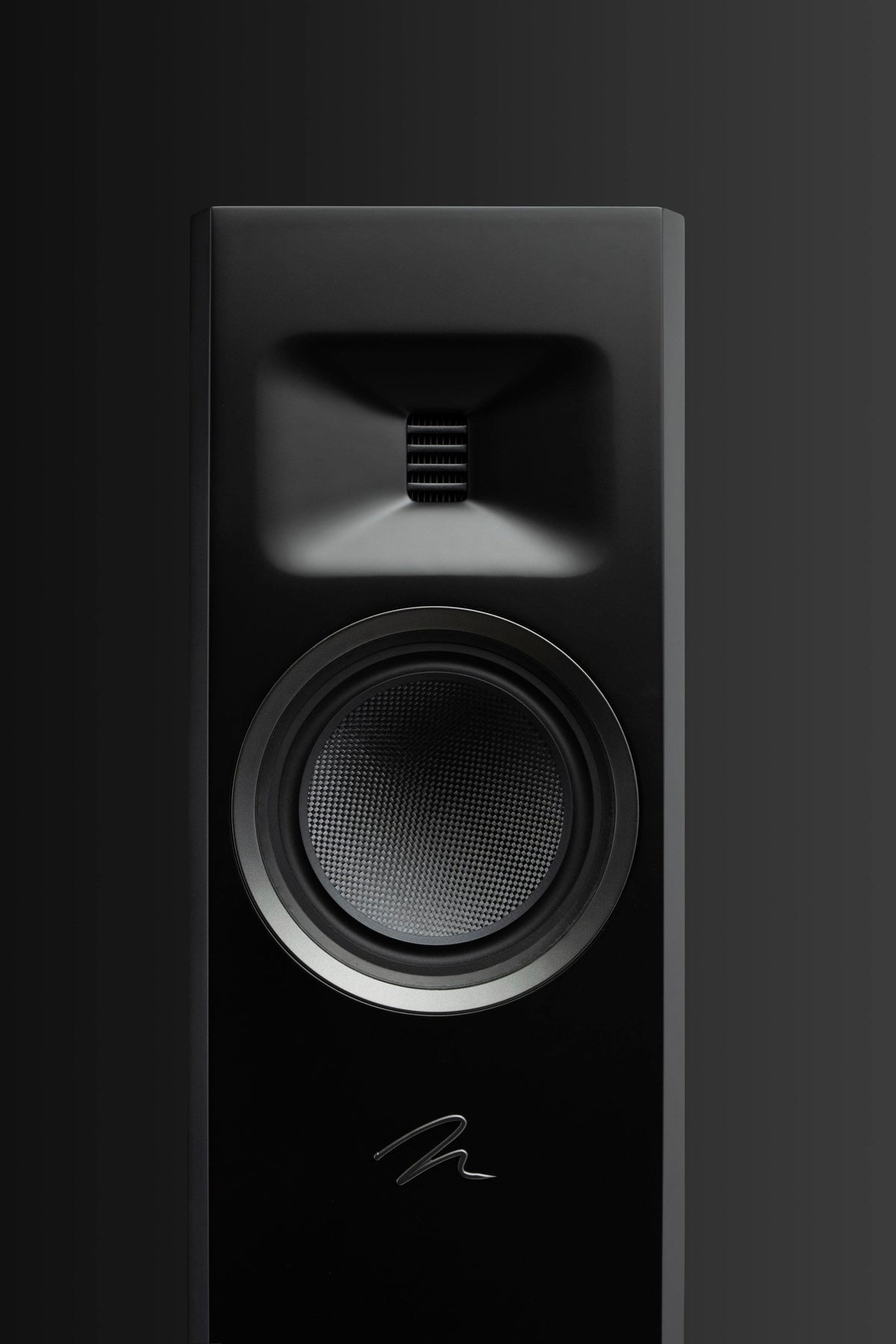 MartinLogan - Motion F10 3-Way Floorstanding Speaker with 5.5” Midrange and Dual 5.5” Bass Drivers (Each) - Gloss Black