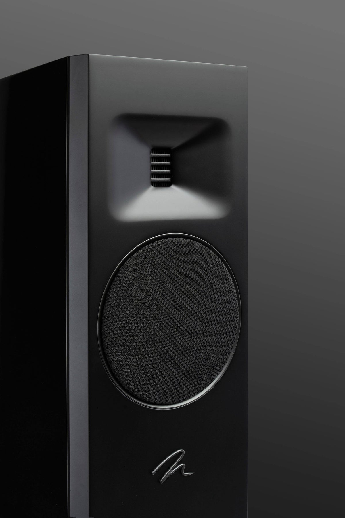 MartinLogan - Motion F10 3-Way Floorstanding Speaker with 5.5” Midrange and Dual 5.5” Bass Drivers (Each) - Gloss Black