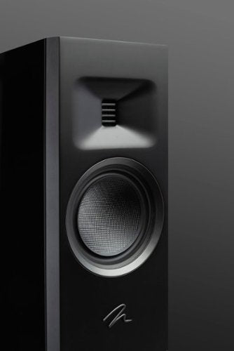 MartinLogan - Motion F10 3-Way Floorstanding Speaker with 5.5” Midrange and Dual 5.5” Bass Drivers (Each) - Gloss Black