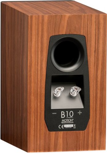 MartinLogan - Motion B10 2-Way Bookshelf Speaker with 5.5” Midbass Driver (Each) - Walnut