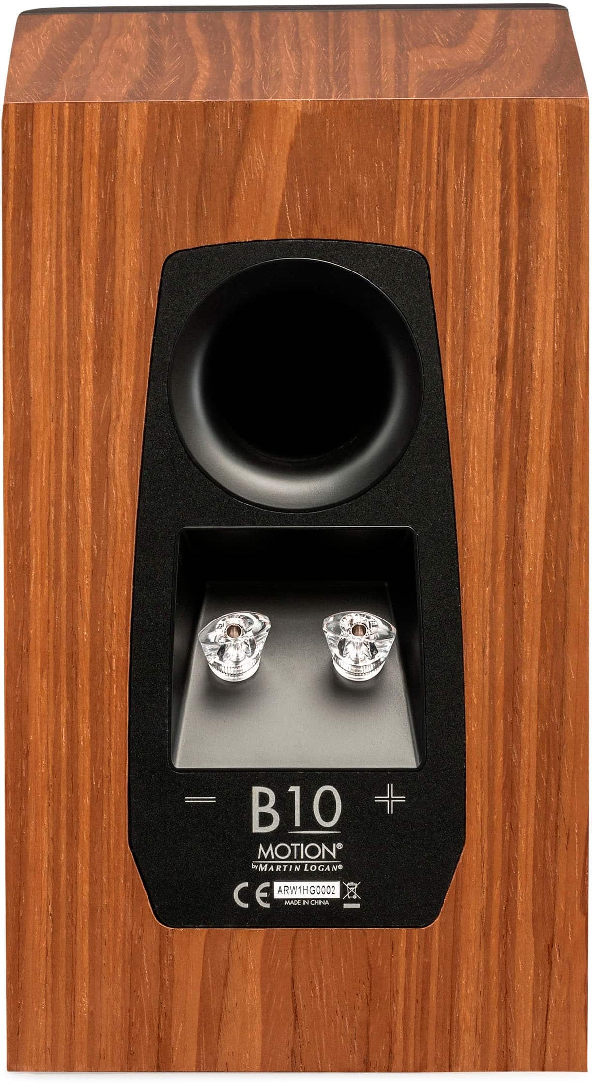 MartinLogan - Motion B10 2-Way Bookshelf Speaker with 5.5” Midbass Driver (Each) - Walnut