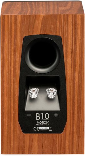 MartinLogan - Motion B10 2-Way Bookshelf Speaker with 5.5” Midbass Driver (Each) - Walnut