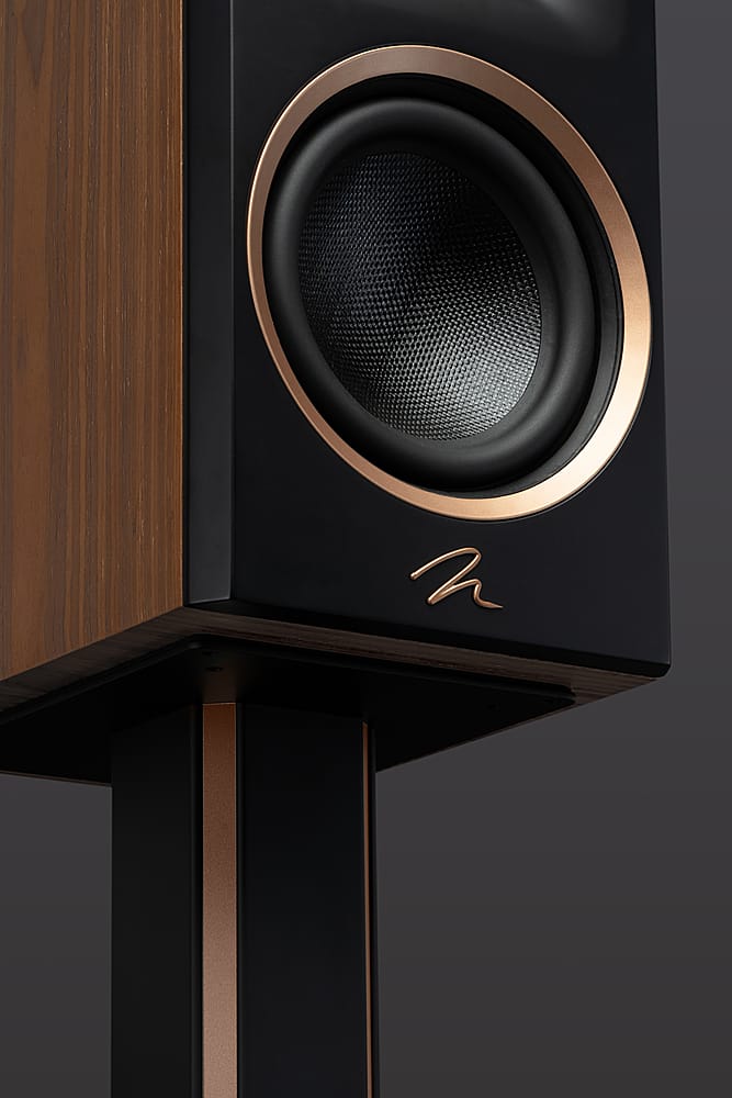 MartinLogan - Motion B10 2-Way Bookshelf Speaker with 5.5” Midbass Driver (Each) - Walnut