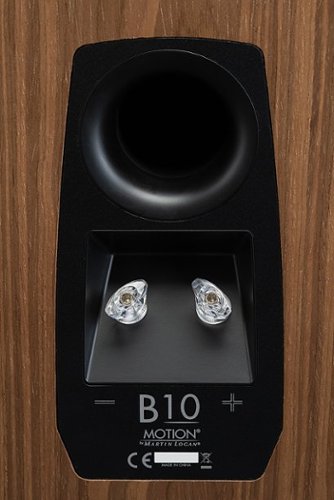 MartinLogan - Motion B10 2-Way Bookshelf Speaker with 5.5” Midbass Driver (Each) - Walnut
