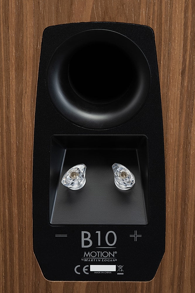 MartinLogan - Motion B10 2-Way Bookshelf Speaker with 5.5” Midbass Driver (Each) - Walnut