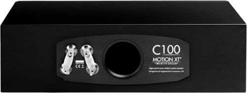 MartinLogan - Motion XT C100 2.5-Way Center-Channel with Dual 6.5” Midbass Drivers (Each) - Gloss Black