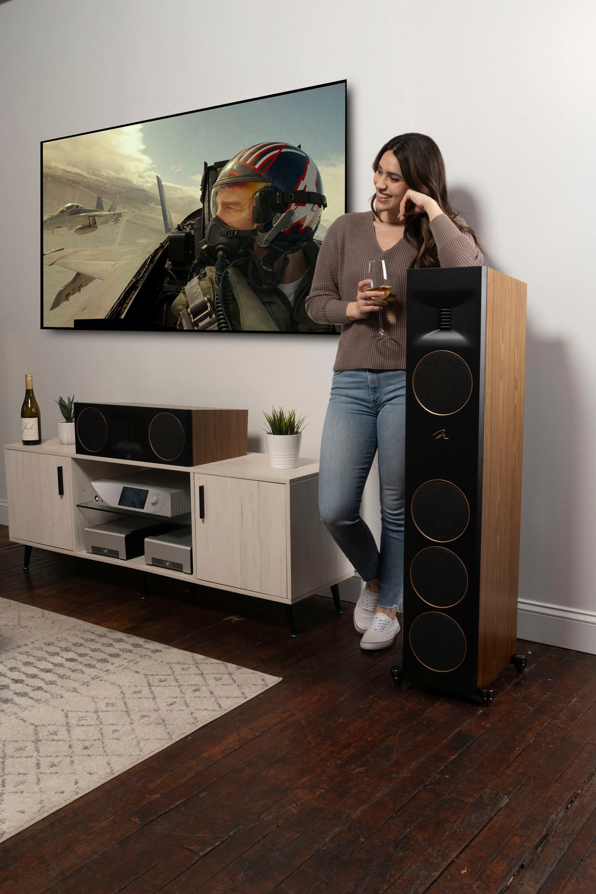 MartinLogan - Motion XT C100 2.5-Way Center-Channel with Dual 6.5” Midbass Drivers (Each) - Gloss Black