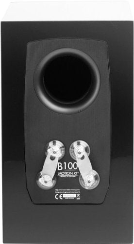 MartinLogan - Motion XT B100 2-Way Bookshelf Speaker with 6.5” Midbass Driver (Each) - Gloss Black