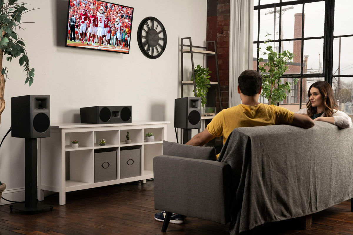 MartinLogan - Motion XT B100 2-Way Bookshelf Speaker with 6.5” Midbass Driver (Each) - Gloss Black