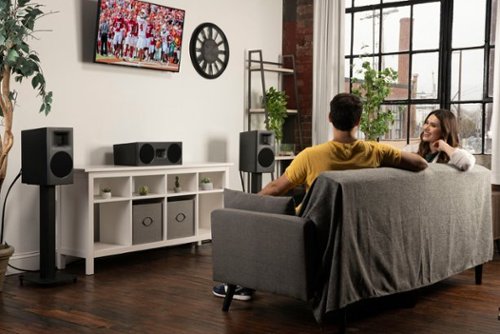 MartinLogan - Motion XT B100 2-Way Bookshelf Speaker with 6.5” Midbass Driver (Each) - Gloss Black