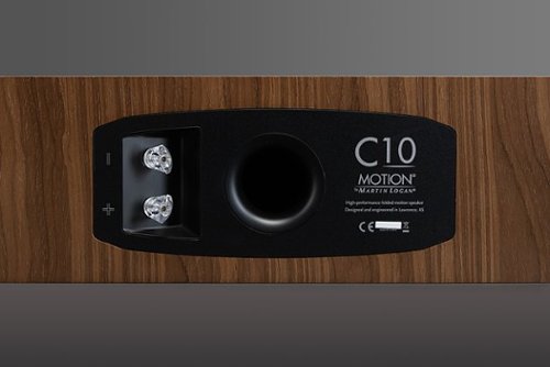 MartinLogan - Motion C10 2.5-Way Center-Channel with Dual 5.5” Midbass Drivers (Each) - Walnut
