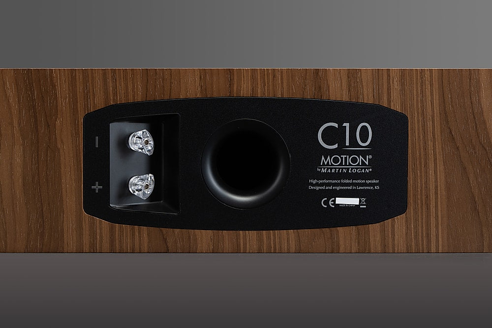 MartinLogan - Motion C10 2.5-Way Center-Channel with Dual 5.5” Midbass Drivers (Each) - Walnut