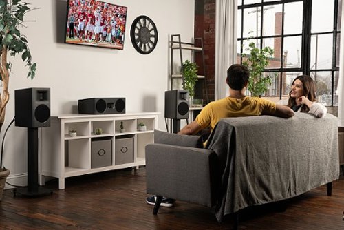 MartinLogan - Motion C10 2.5-Way Center-Channel with Dual 5.5” Midbass Drivers (Each) - Walnut