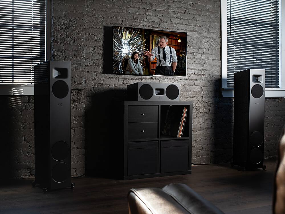 MartinLogan - Motion C10 2.5-Way Center-Channel with Dual 5.5” Midbass Drivers (Each) - Walnut