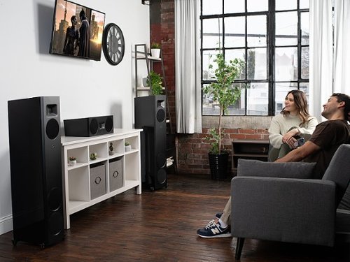 MartinLogan - Motion F20 3-Way Floorstanding Speaker with 5.5” Midrange and Dual 6.5” Bass Drivers (Each) - Satin White