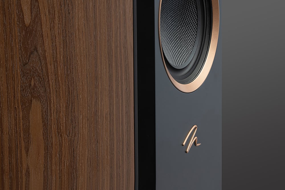 MartinLogan - Motion F20 3-Way Floorstanding Speaker with 5.5” Midrange and Dual 6.5” Bass Drivers (Each) - Walnut
