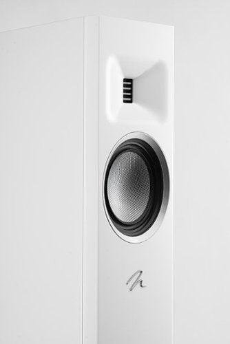 MartinLogan - Motion F10 3-Way Floorstanding Speaker with 5.5” Midrange and Dual 5.5” Bass Drivers (Each) - Satin White