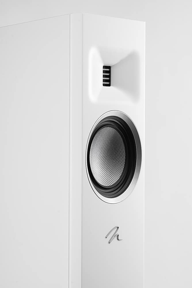 MartinLogan - Motion F10 3-Way Floorstanding Speaker with 5.5” Midrange and Dual 5.5” Bass Drivers (Each) - Satin White