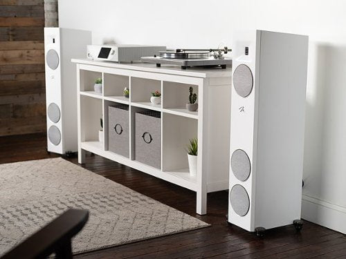 MartinLogan - Motion F10 3-Way Floorstanding Speaker with 5.5” Midrange and Dual 5.5” Bass Drivers (Each) - Satin White