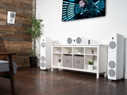 MartinLogan - Motion MP10 2-Way Multi-Purpose Speaker with 5.5” Midbass Driver (Each) - Walnut