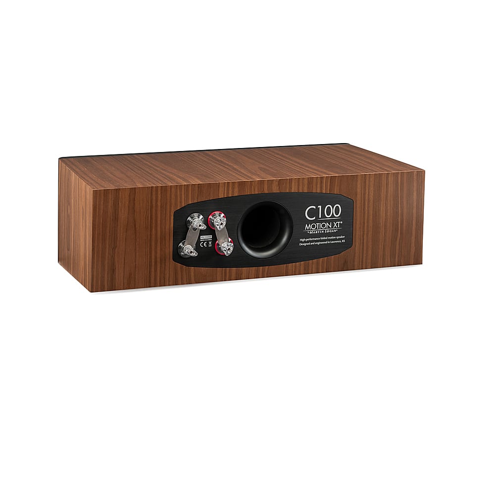 MartinLogan - Motion XT C100 2.5-Way Center-Channel with Dual 6.5” Midbass Drivers (Each) - Walnut