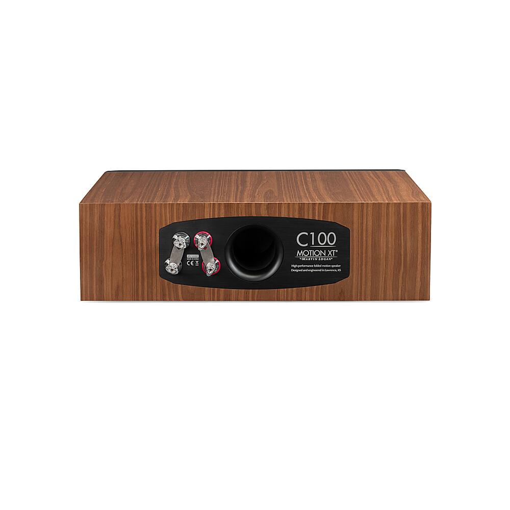 MartinLogan - Motion XT C100 2.5-Way Center-Channel with Dual 6.5” Midbass Drivers (Each) - Walnut