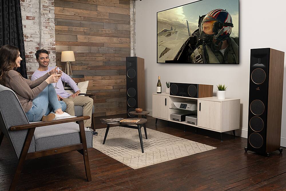 MartinLogan - Motion XT C100 2.5-Way Center-Channel with Dual 6.5” Midbass Drivers (Each) - Walnut