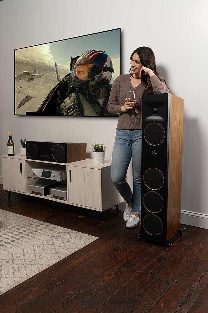 MartinLogan - Motion XT C100 2.5-Way Center-Channel with Dual 6.5” Midbass Drivers (Each) - Walnut