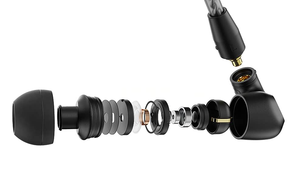 Sennheiser - IE 200 In-Ear Audiophile Headphones - Black