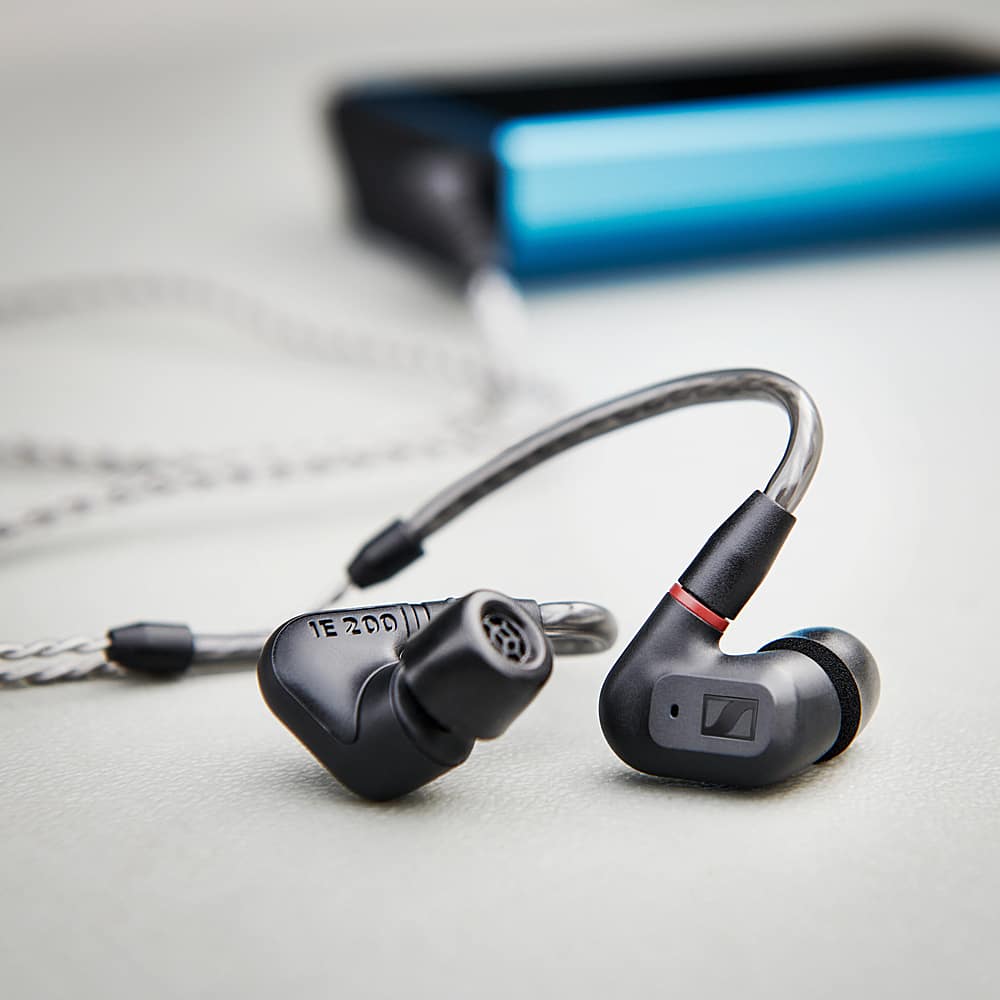 Sennheiser - IE 200 In-Ear Audiophile Headphones - Black