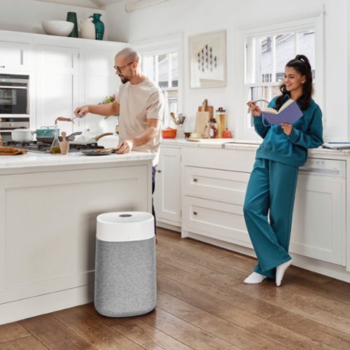 Blueair - Blue Pure 211i Max 3000 Sq. Ft HEPASilent Smart Extra-Large Room Air Purifier - White/Gray