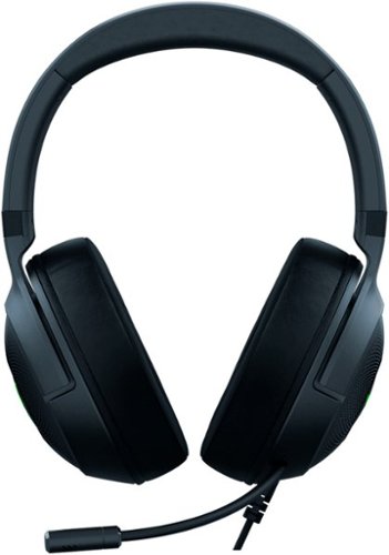 Razer - Kraken V3 X Wired Over-the-Ear Gaming Headset for PC, Mac, and Playstation 4 - Black