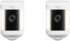 Ring - Spotlight Cam Plus Outdoor/Indoor Wireless 1080p Battery Surveillance Security Camera (2pk) - White/Black