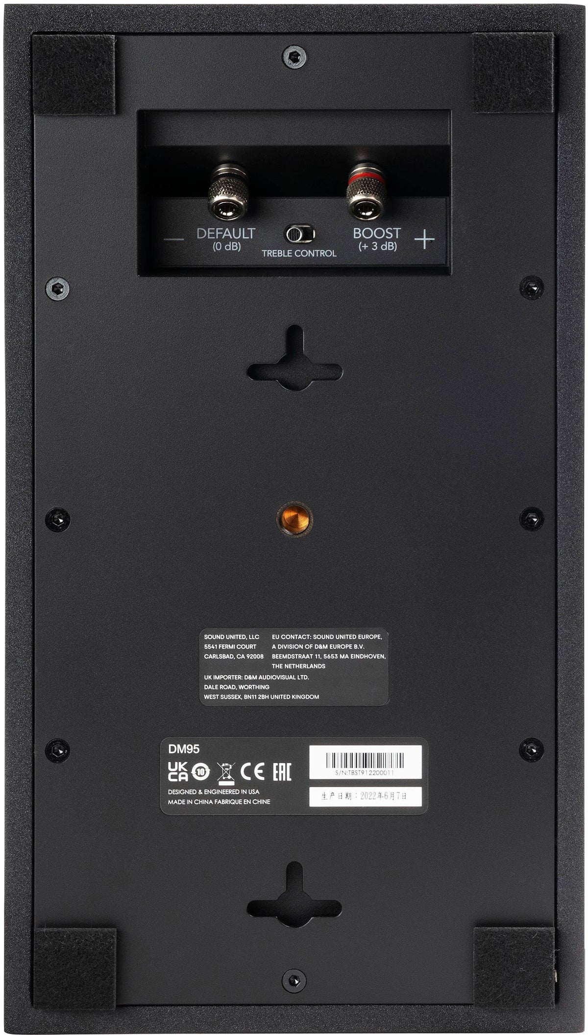 Definitive Technology - Dymension DM95 5.25" On-Wall Speakers (Pair) - Black