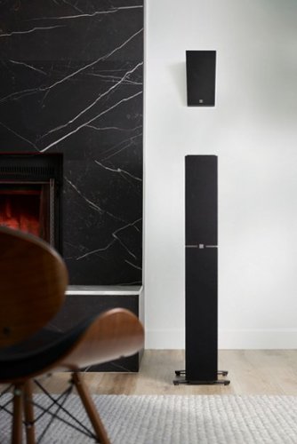 Definitive Technology - Dymension DM95 5.25" On-Wall Speakers (Pair) - Black