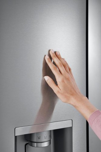 LG - 36-in Wide Counter-Depth MAX 25.5 Cu. Ft. French Door Smart Refrigerator with Mirror InstaView - Stainless Steel