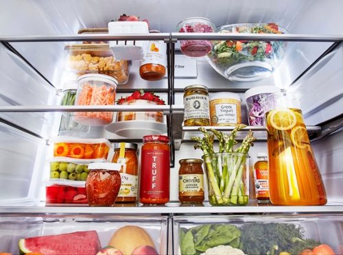 LG - 36-in Wide Counter-Depth MAX 25.5 Cu. Ft. French Door Smart Refrigerator with Mirror InstaView - Stainless Steel