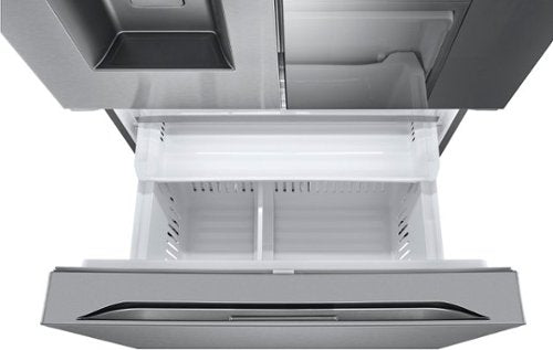 LG - 36-in Wide Counter-Depth MAX 25.5 Cu. Ft. French Door Smart Refrigerator with Mirror InstaView - Stainless Steel