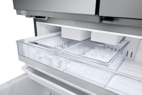 LG - 36-in Wide Counter-Depth MAX 25.5 Cu. Ft. French Door Smart Refrigerator with Mirror InstaView - Stainless Steel